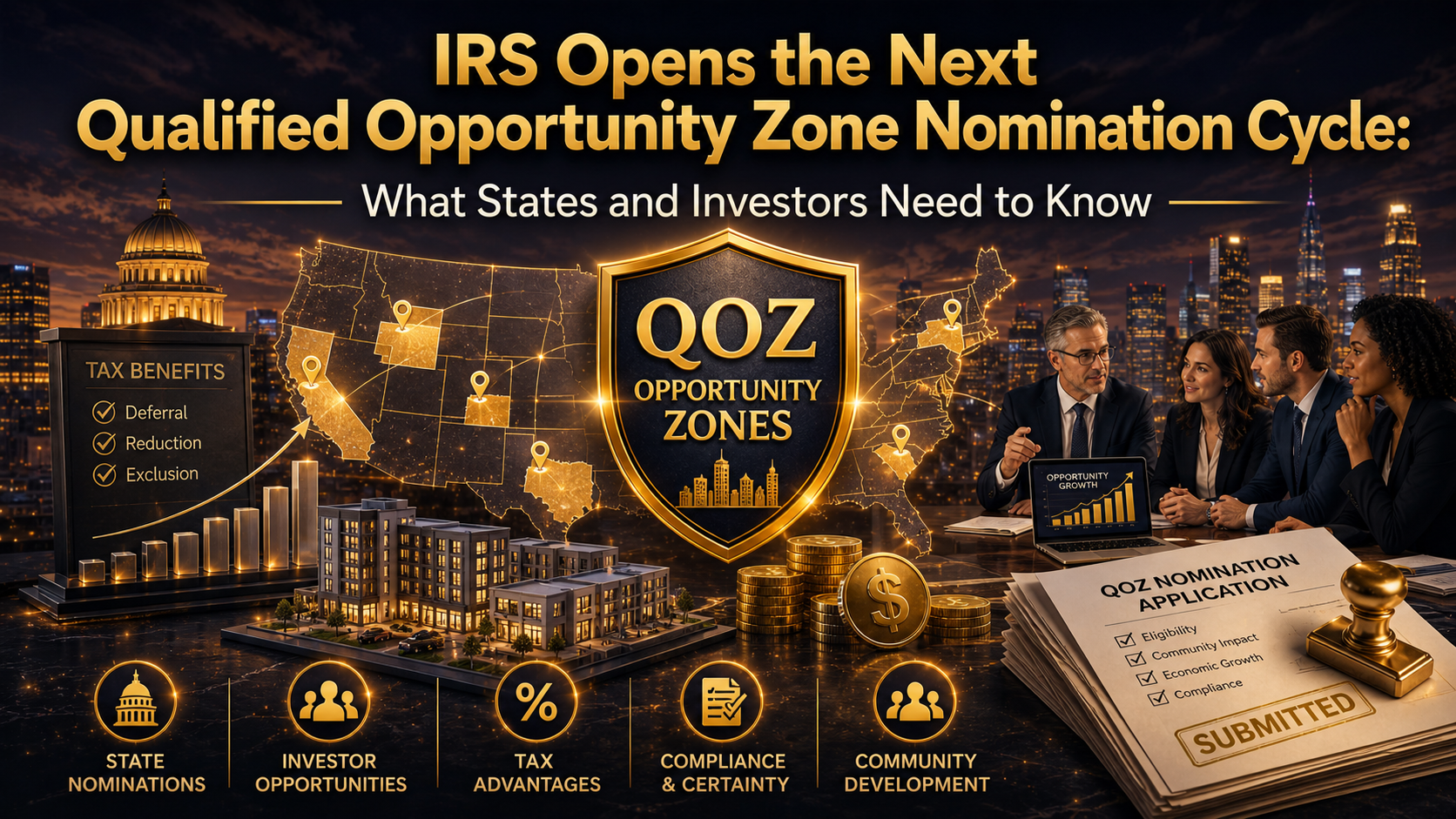 IRS Opens the Next Qualified Opportunity Zone Nomination Cycle: What States and Investors Need to Know | CORPIUS