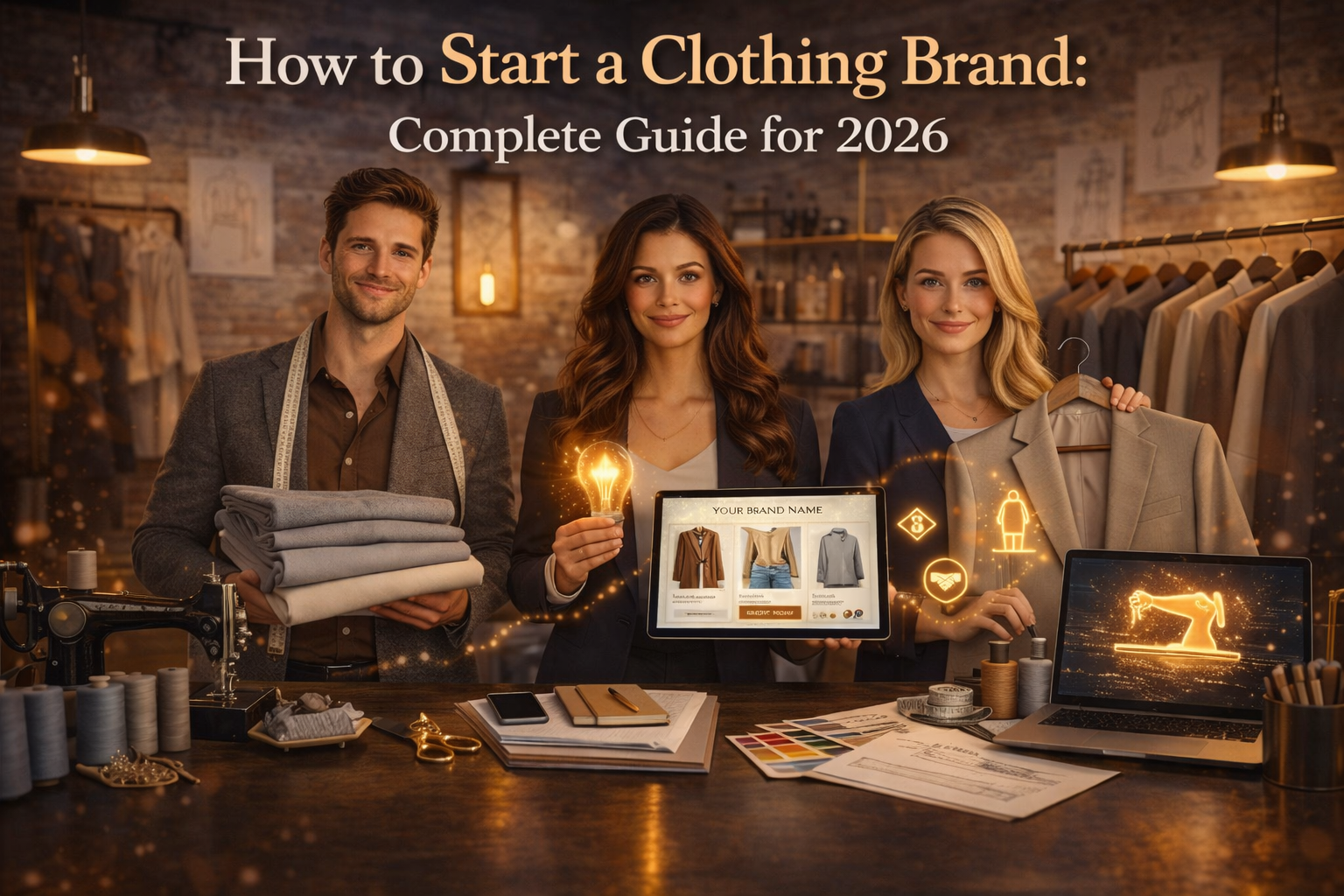How to Start a Clothing Brand: Complete Guide for 2026   | CORPIUS