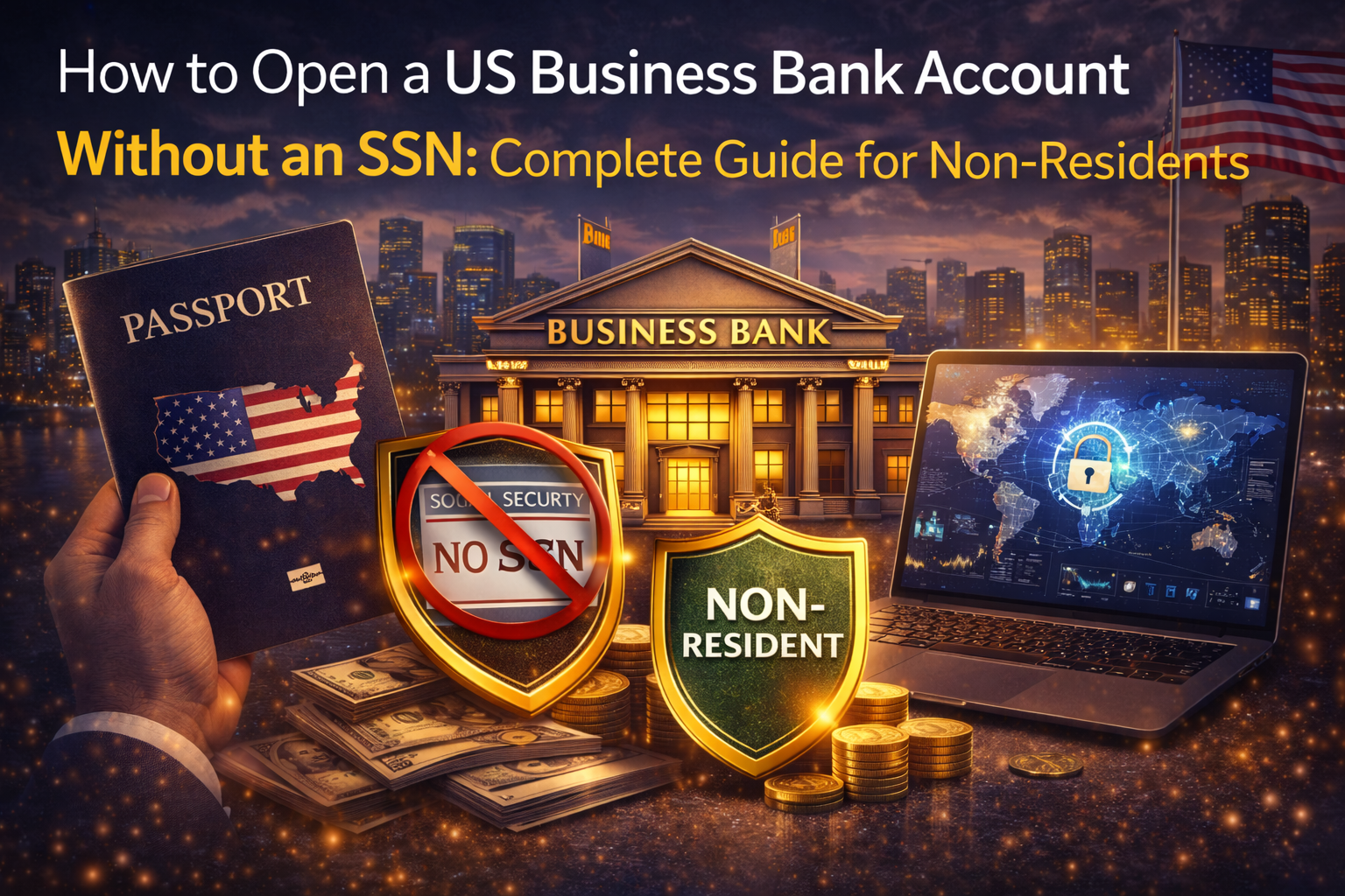 How to Open a US Business Bank Account Without an SSN: Complete Guide for Non-Residents  | CORPIUS