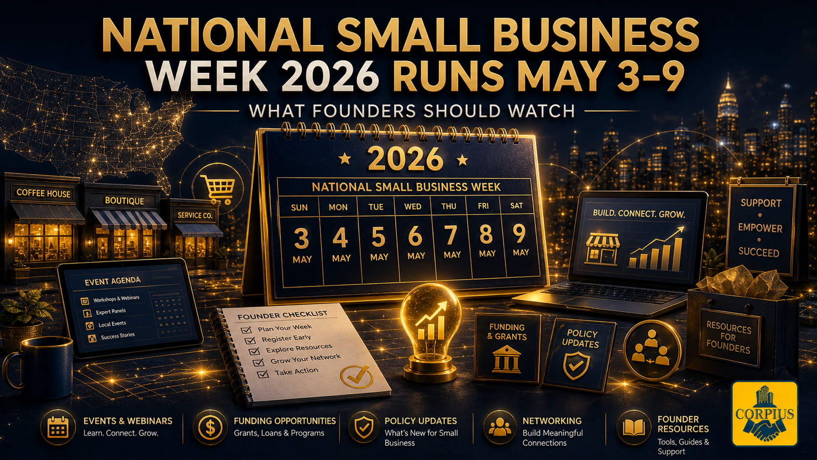 National Small Business Week 2026 Runs May 3–9: What Founders Should Watch | CORPIUS